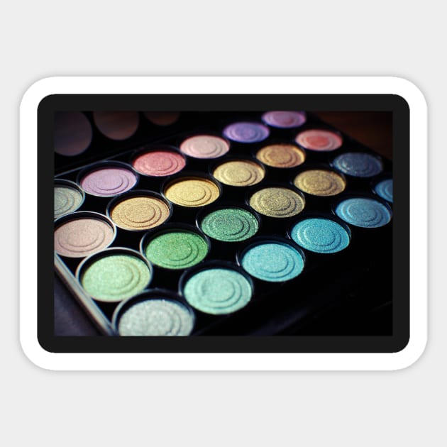 Eyeshadow Palette Design Sticker by KimberlyFizzArt